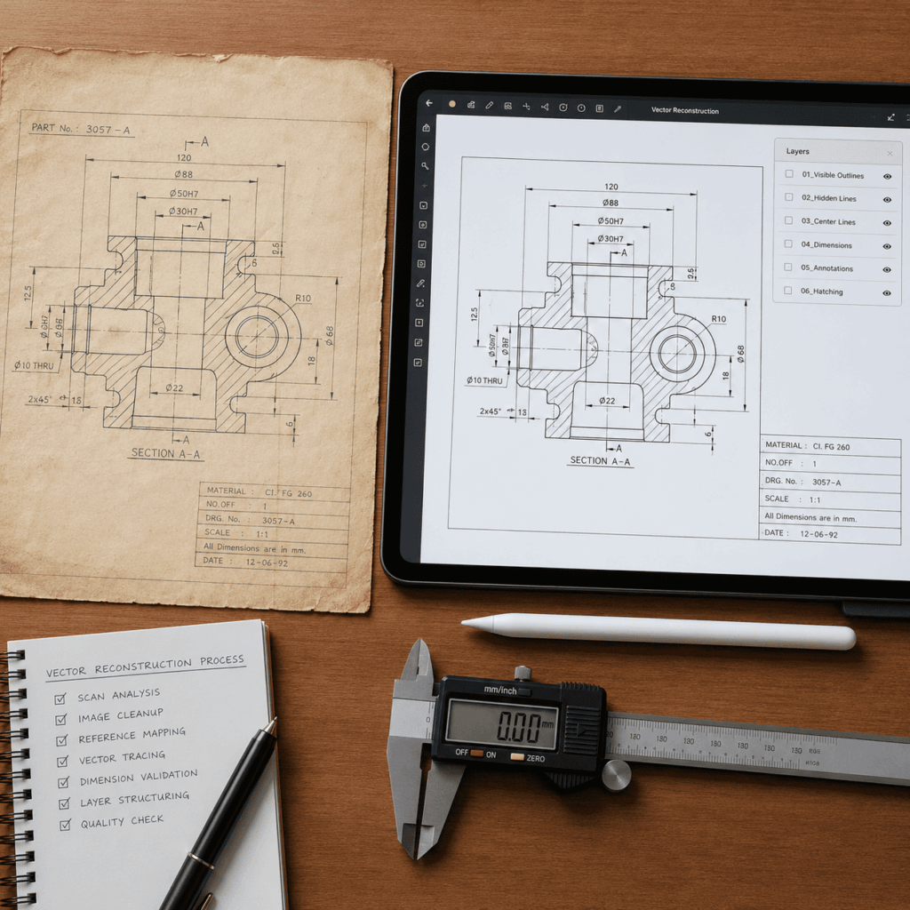 Engineering Drawing Conversion