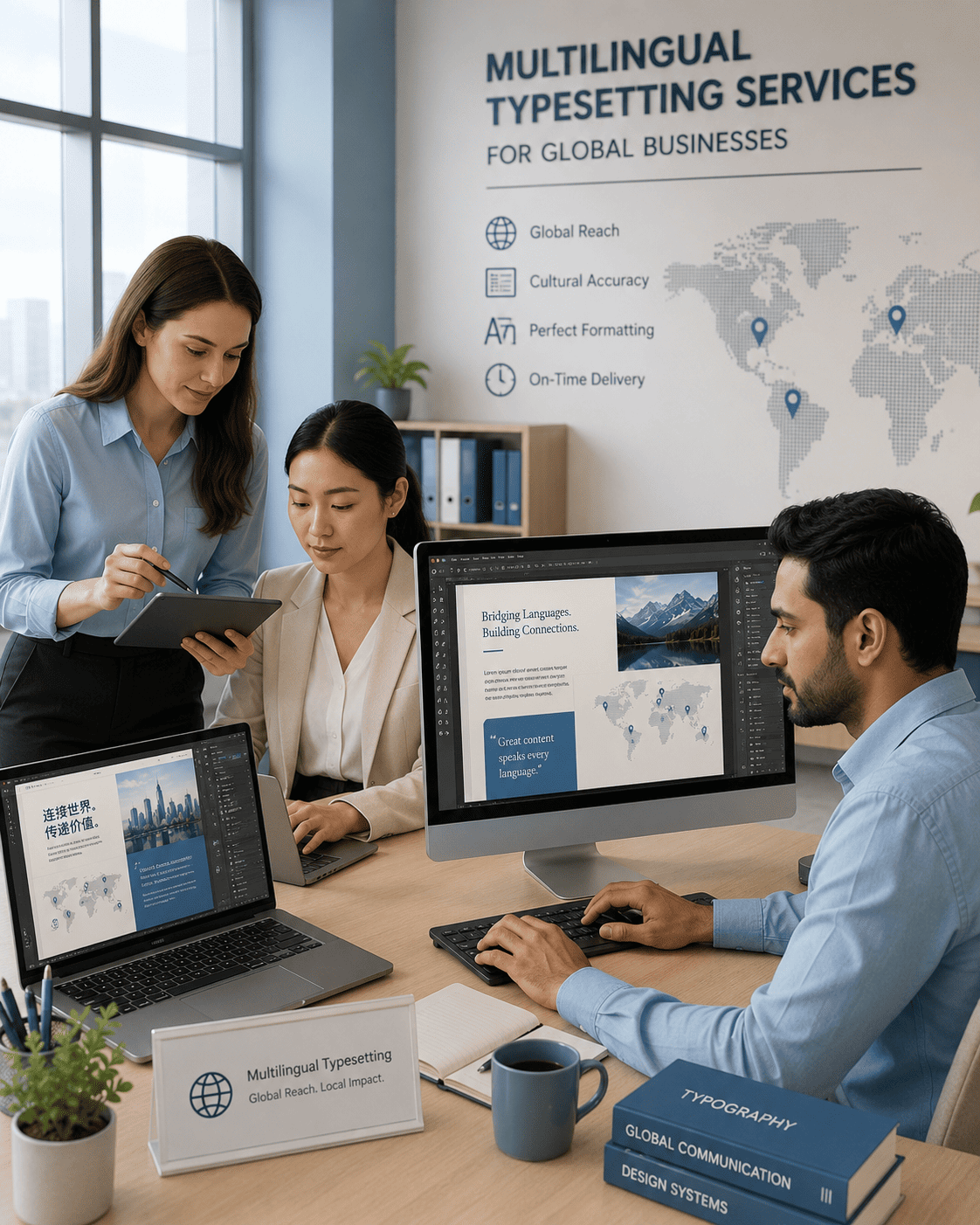 Multilingual Typesetting Services for Global Businesses