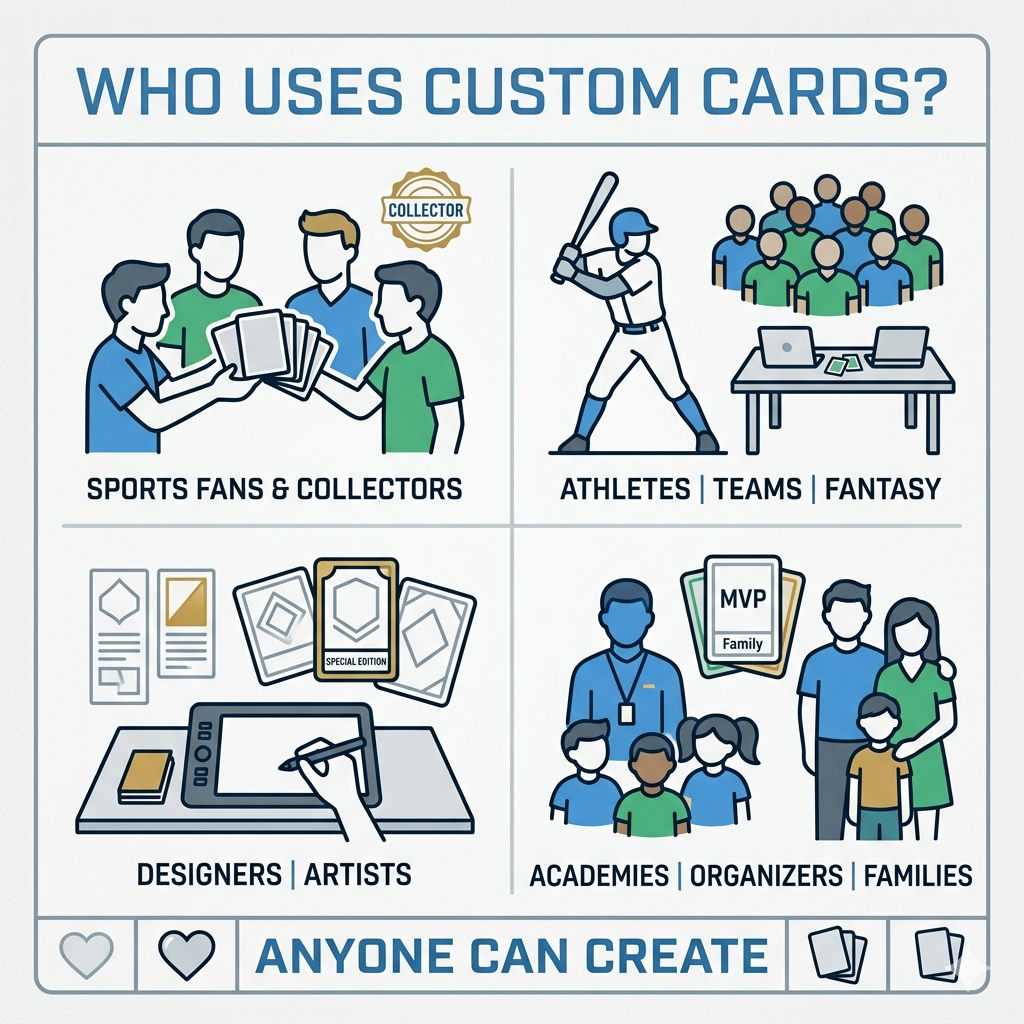 Custom trading card design