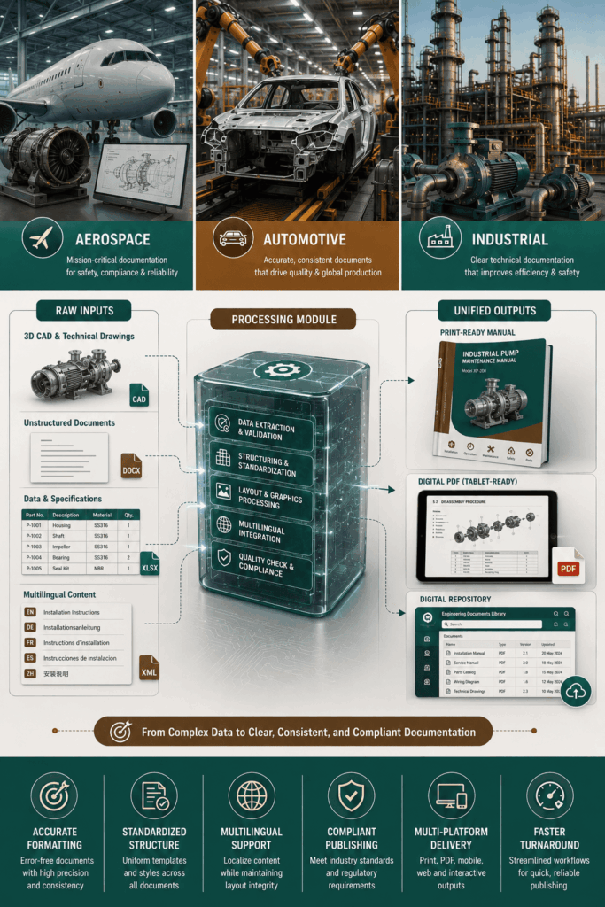 engineering document formatting services