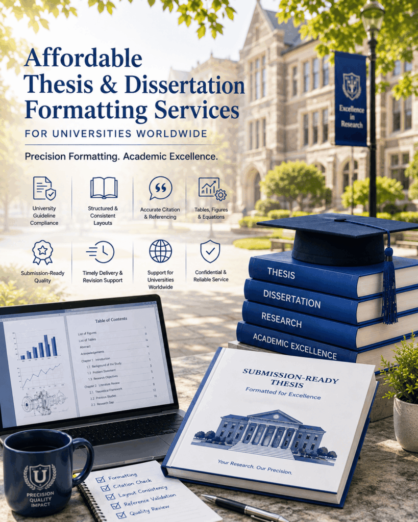 Thesis and Dissertation Formatting Services