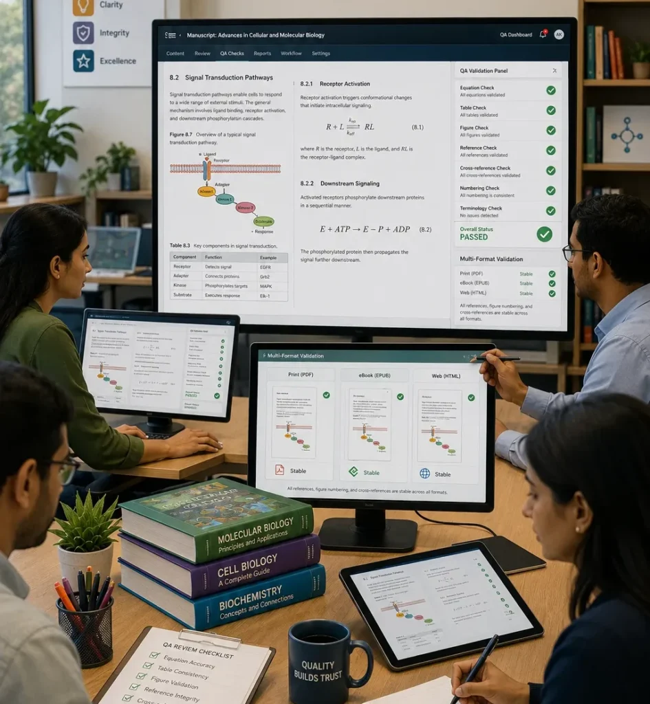 Preparing scientific content for print and digital platforms
