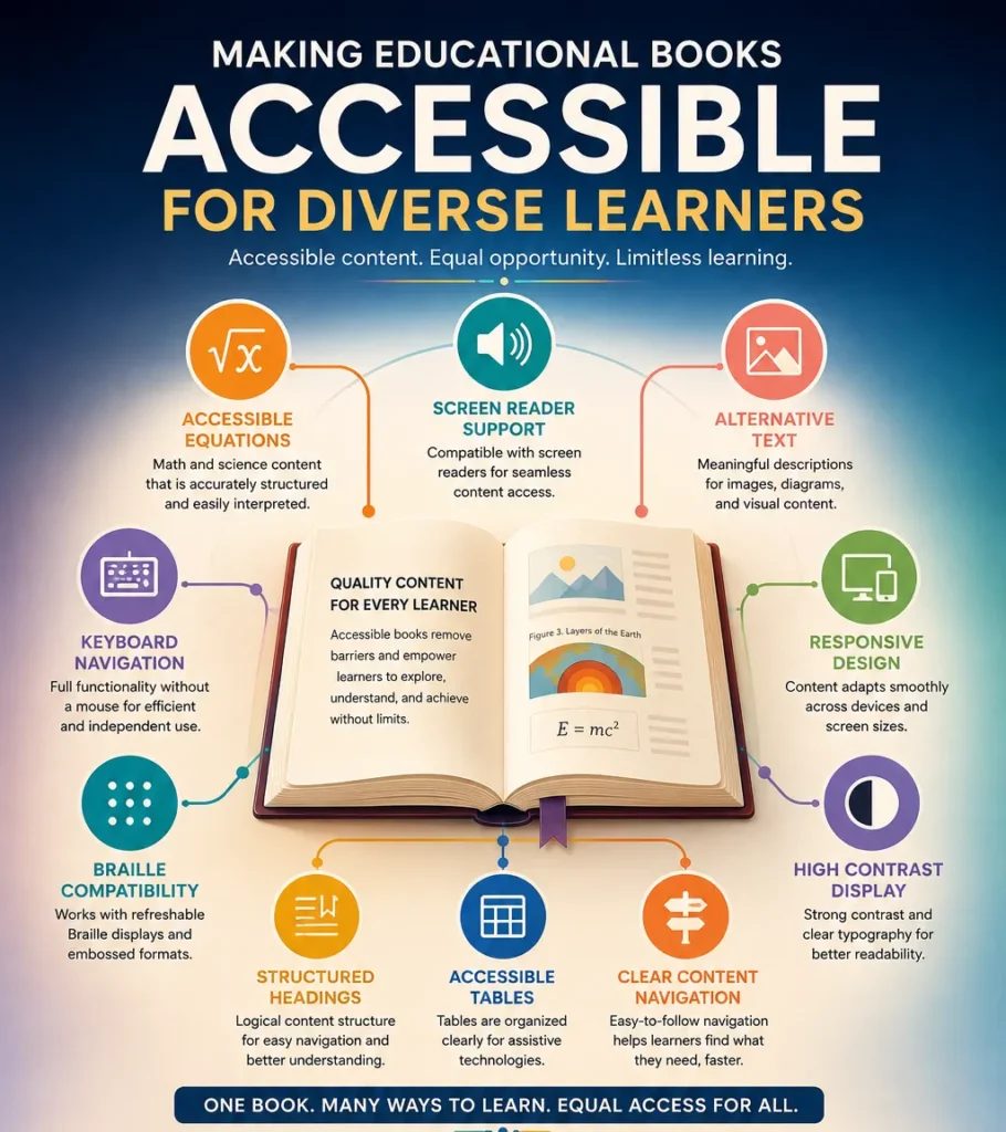 Accessible educational books