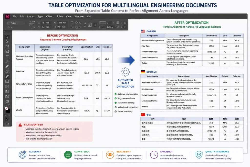 Multilingual Engineering typesetting